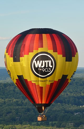 Corporate Advertising for WJTL FM 90.3 | Lancaster Balloon Rides