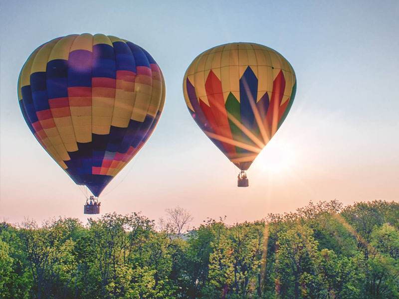 Hot Air Balloon Rides outside of Philadelphia, PA - things to do in pennsylvania for thrill-seekers